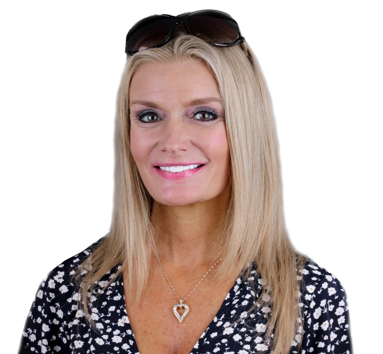 Smiling patient after successful root canal treatment at a San Diego dental clinic.